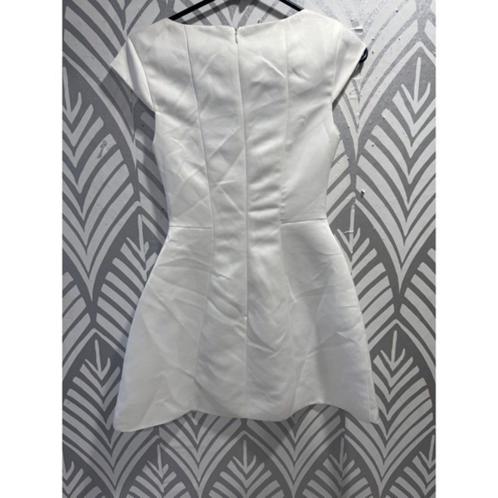 Princess Polly Mariza Dress White Square Neck Cap Sleeve US 10,8,2 - Picture 3 of 9